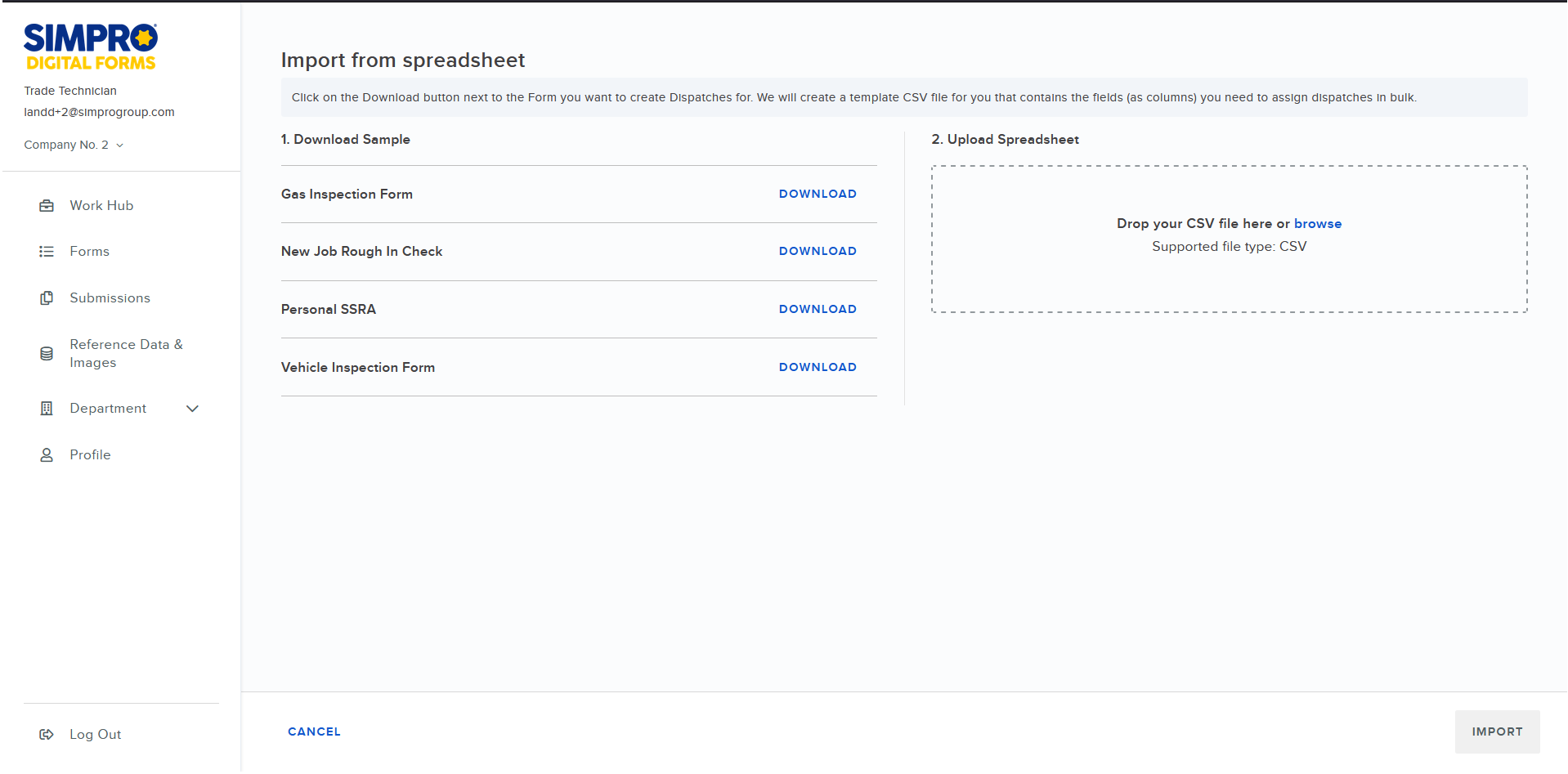 A screenshot of the set scale options in a takeoff.